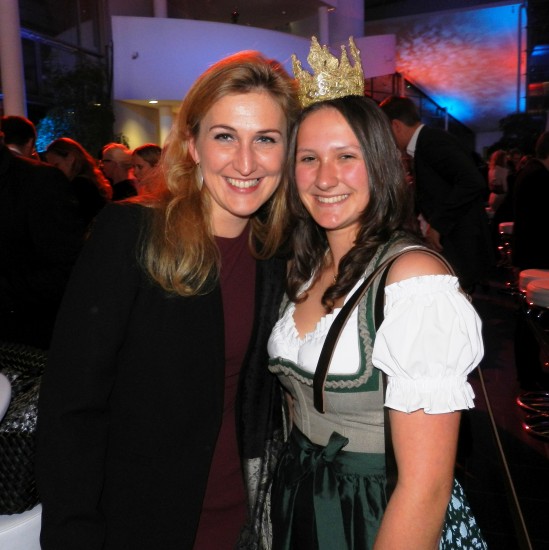 Heukönigin Lorena mit Frau Christine Rupprechter- Rödlach