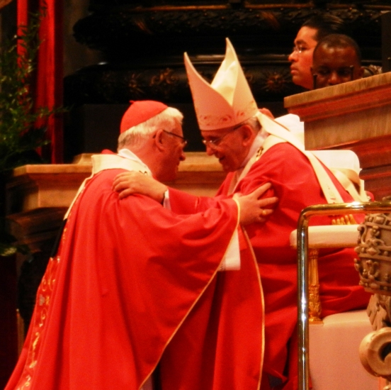 Erzbischof Franz Lackner mit Papst Franziskus