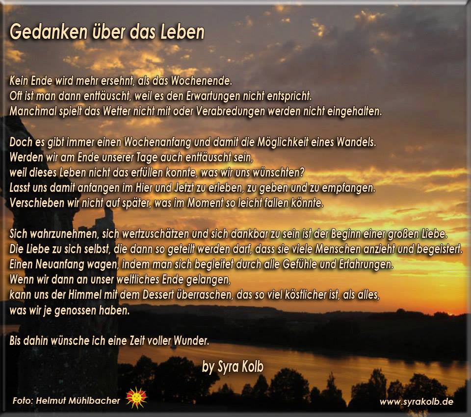 Gedanken über das Leben Herz und Liebe