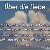Über die Liebe von Syra Kolb Herz und Liebe